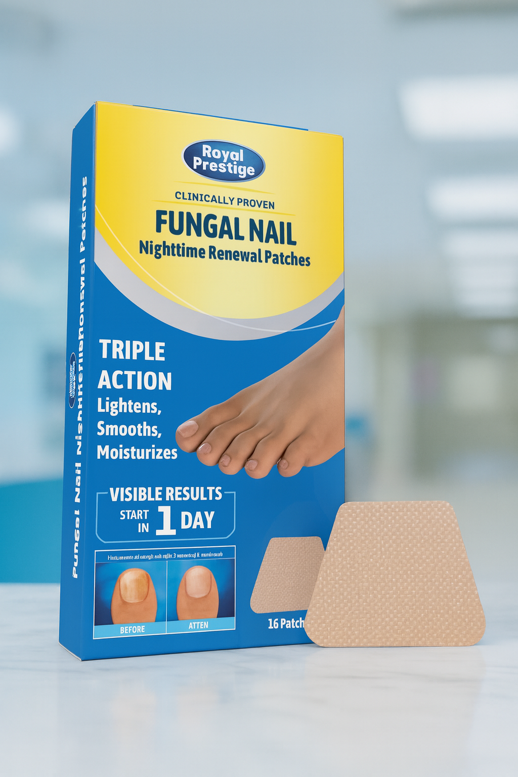 Parches AntiHongo para uñas - Limpieza profunda y visible desde la primera semana