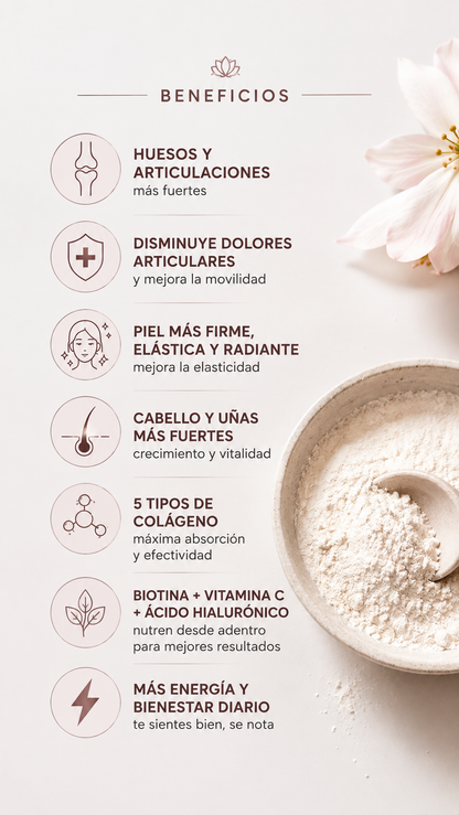 Multi Collagen Peptides™ 5 en 1 – Belleza, Fuerza y Movilidad