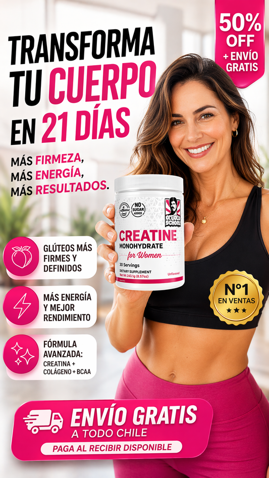 💪 Creatina Monohidratada + Colágeno y Aminoácidos para Mujeres Power 🚺⚡
