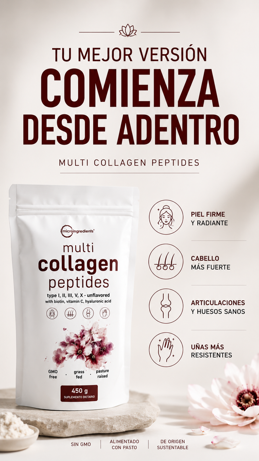 Multi Collagen Peptides - Belleza, bienestar y movilidad