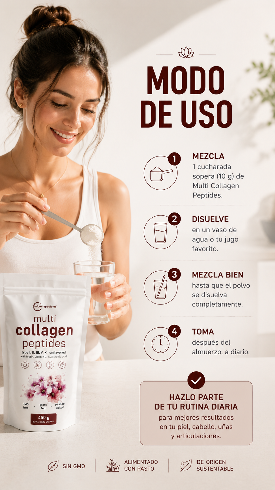Multi Collagen Peptides - Belleza, bienestar y movilidad