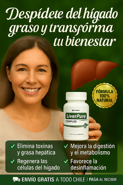 LiverPure COMPLEX – Fórmula avanzada para sanar el hígado graso 🌿