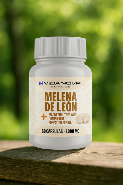 🌿 Melena de León Fortificada 1000 mg 💊- Recupera tu memoria y claridad mental