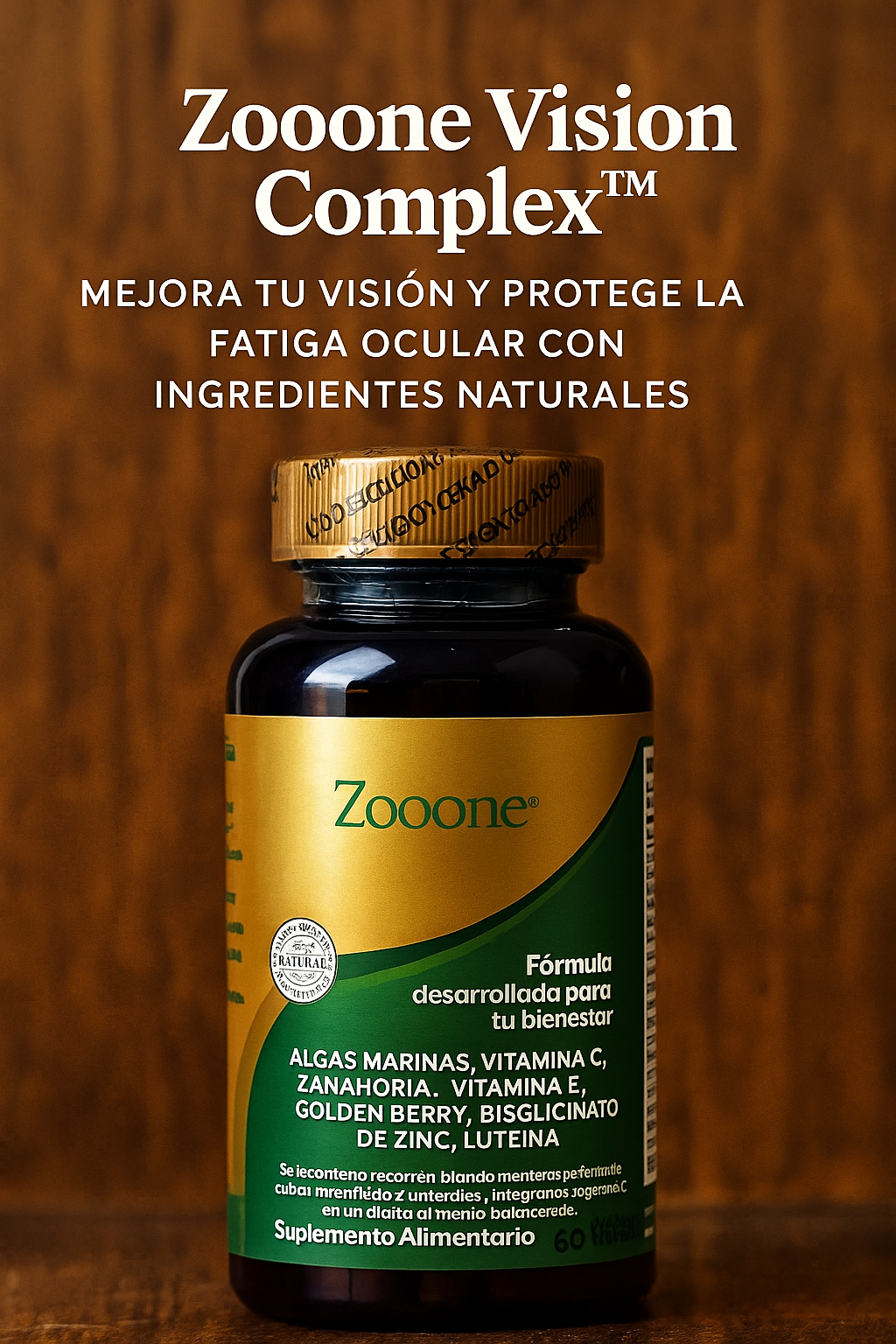 👁️ Zooone Vision Complex™ 💚 Mejora tu visión y combate la fatiga ocular con ingredientes naturales de alta potencia.