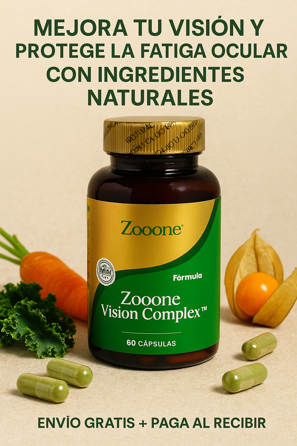 👁️ Zooone Vision Complex™ 💚 Mejora tu visión y combate la fatiga ocular con ingredientes naturales de alta potencia.