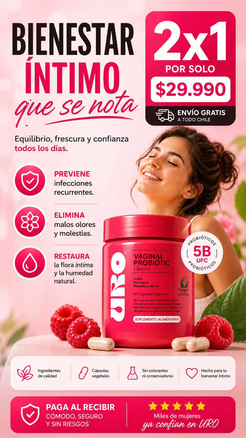 URO Probióticos Original - Salud íntima Femenina 🌸