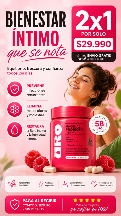 URO Probióticos Original - Salud íntima Femenina 🌸