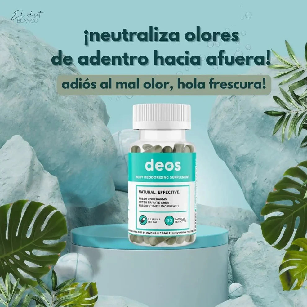 🌿DEOS Natural Fresh™ 30 Cápsulas 💊