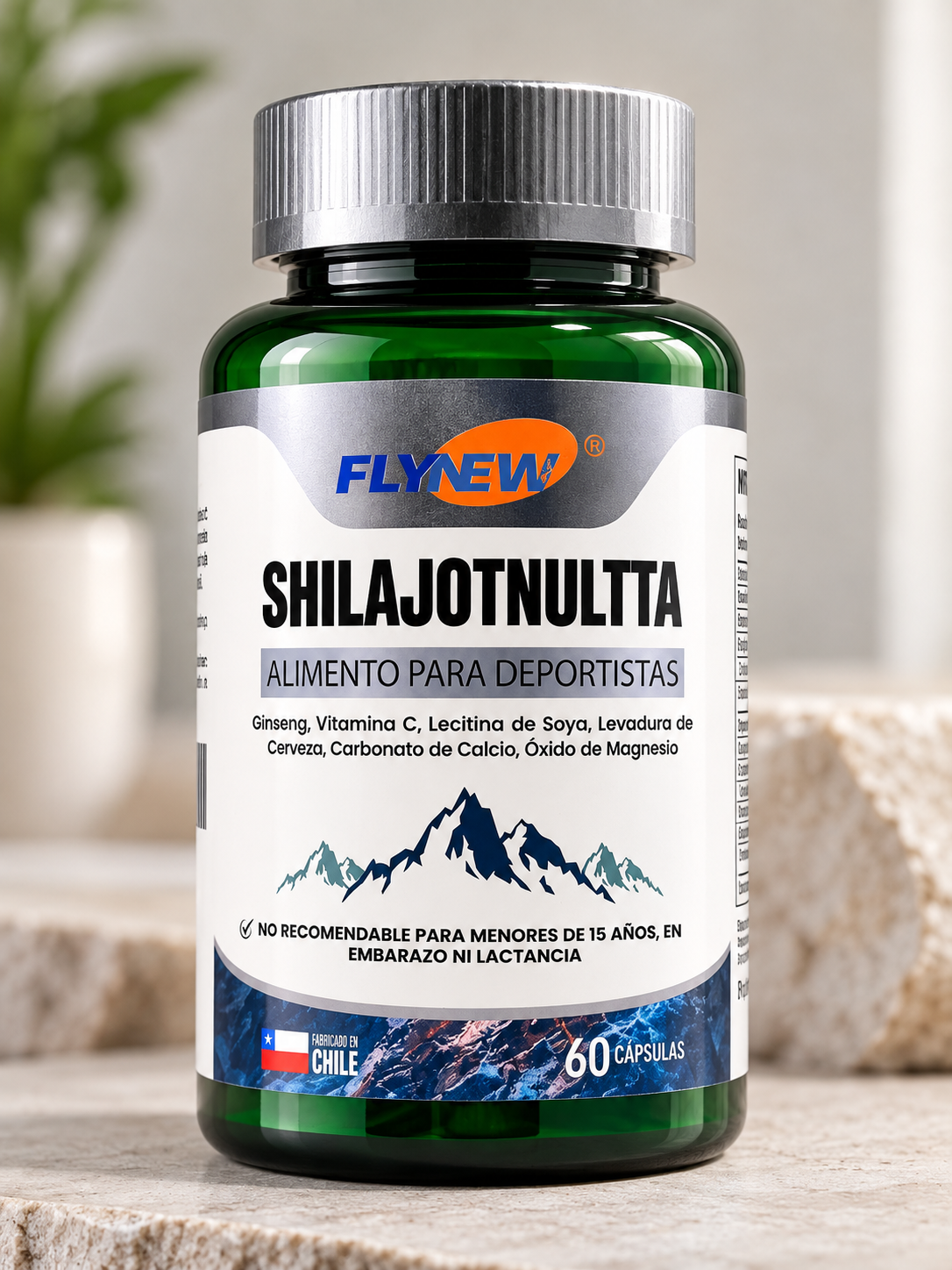 SHILAJIT ULTRA® – Energía y Vitalidad Masculina | 60 Cápsulas🔥