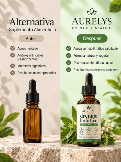 Aurelys Drenaje Linfático™ – Menos retención, más ligereza y bienestar cada día.