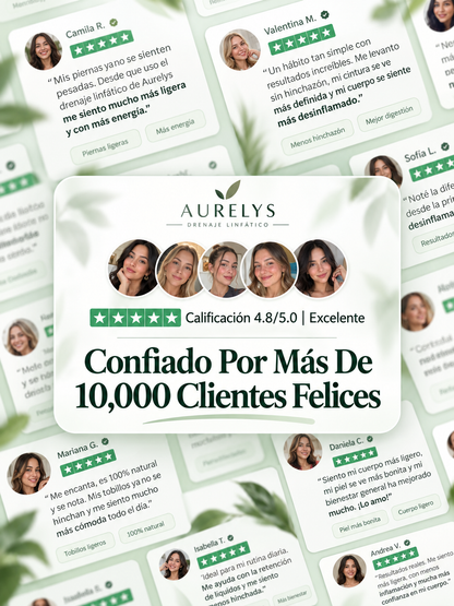 Aurelys Drenaje Linfático™ – Menos retención, más ligereza y bienestar cada día.