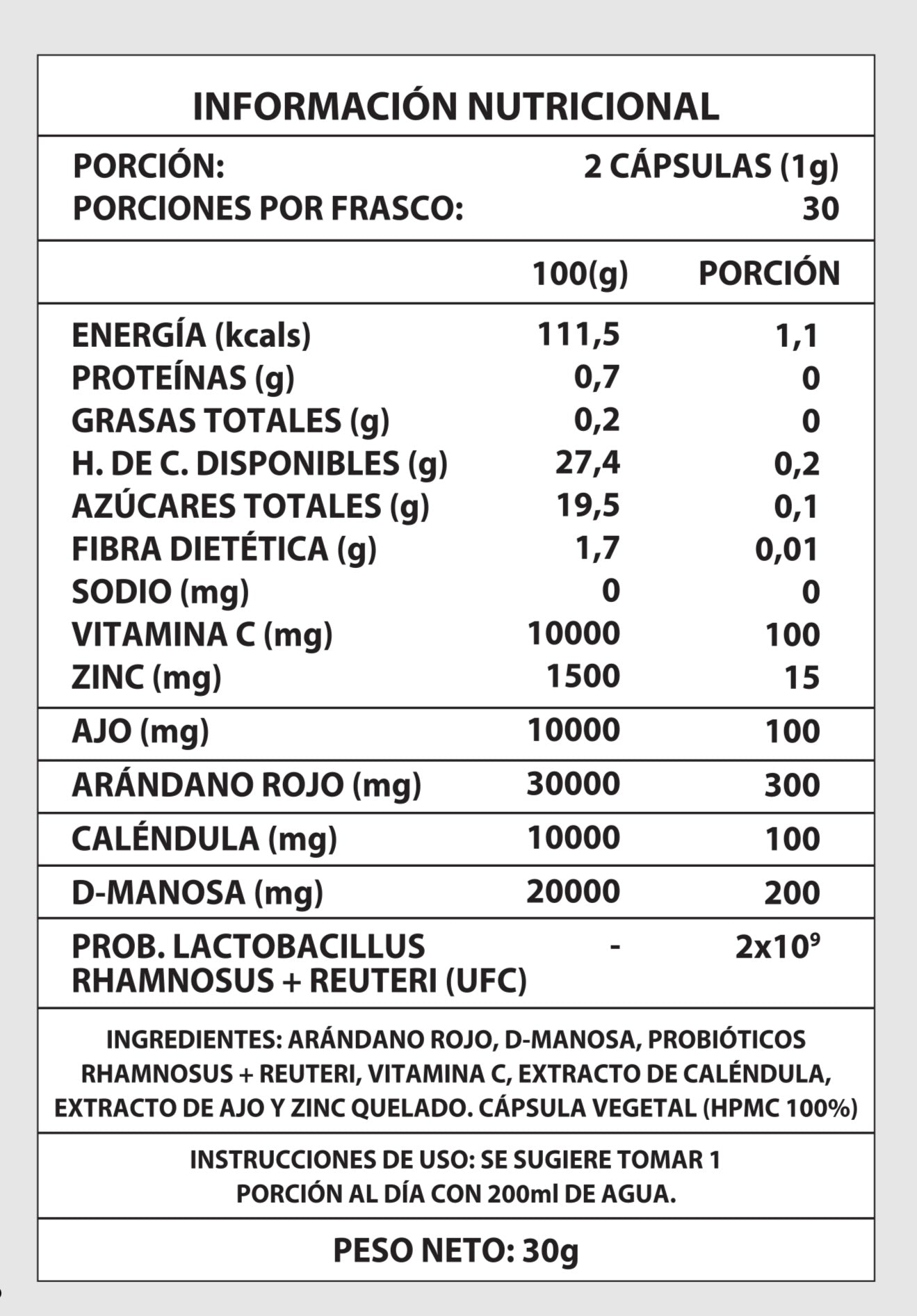 URO Salud Femenina – Probiótico Original 🌸