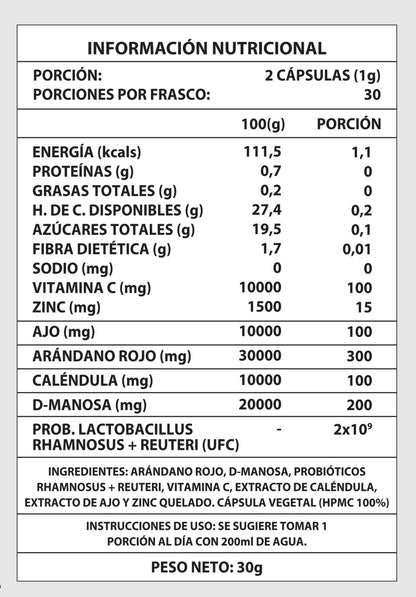 URO Salud Femenina – Probiótico Original 🌸