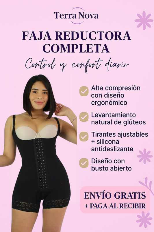 ✨ Faja Reductora Completa 💖 – Moldea tu figura  y logra una Reducción Instantánea del Abdomen 🔥