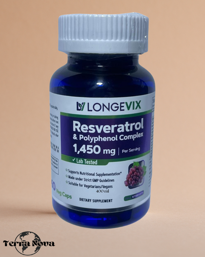 🍇 RESVERATROL  60 CÁPSULAS DE 1450mg