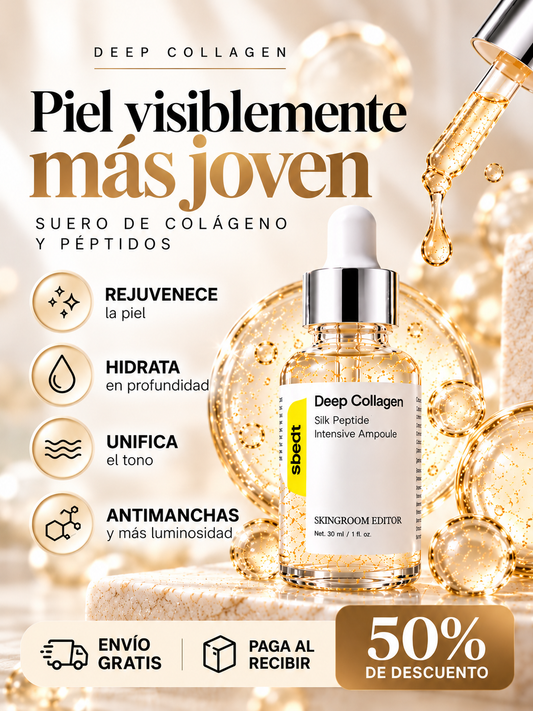 Deep Collagen Silk Peptide – Sérum Facial Reafirmante con Colágeno y Péptidos 30 ml