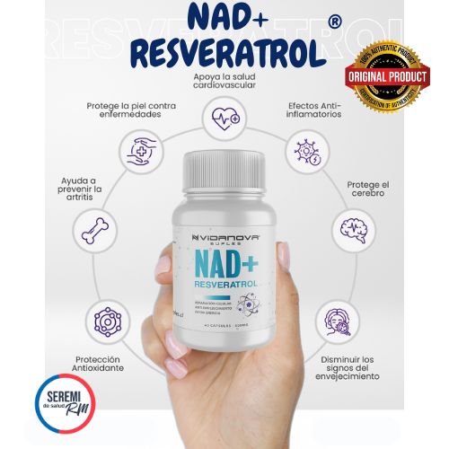 🏆 NAD+ RESVERATROL 1000MG ORIGINAL ✅