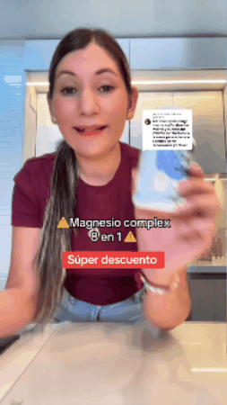 Clienta contando su experiencia con el magnesio