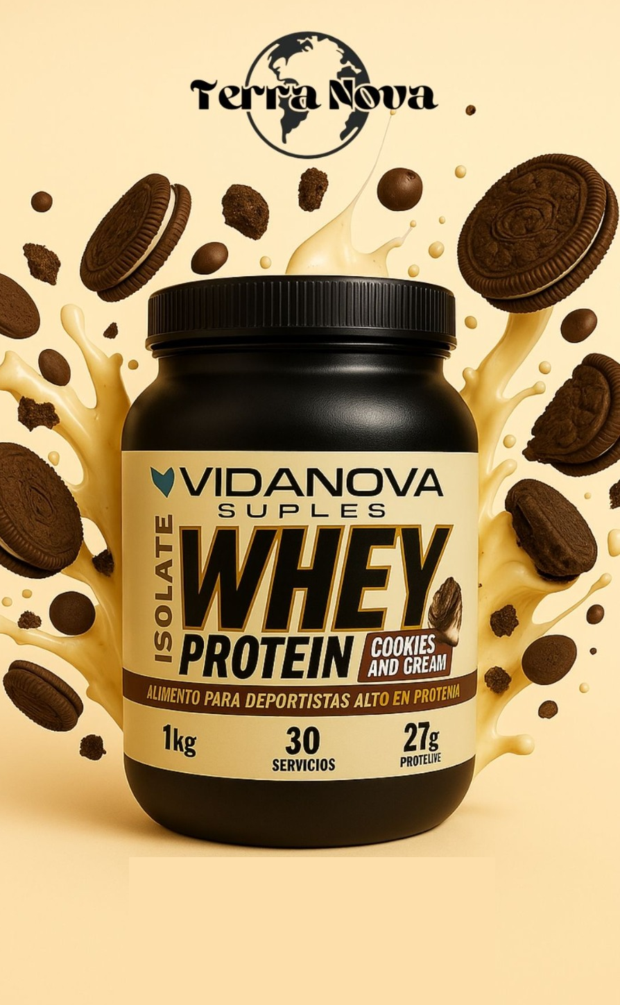 💥 Isolate Whey Protein 1KG Sabor Chocolate 🍫