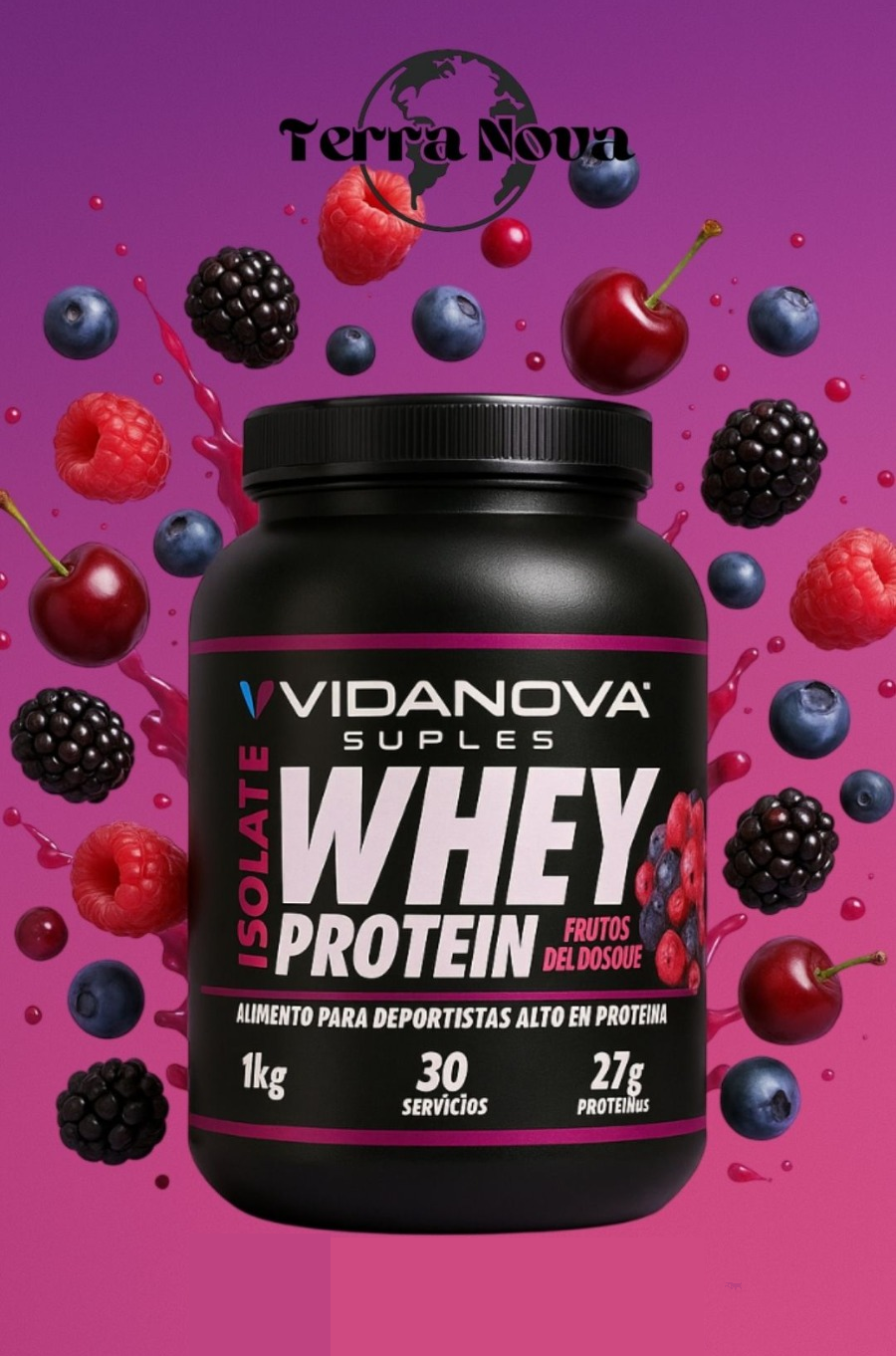💥 Isolate Whey Protein 1KG Sabor Chocolate 🍫