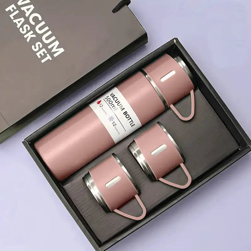 🔥 Set Termo acero inoxidable + 3 Tazas ☕